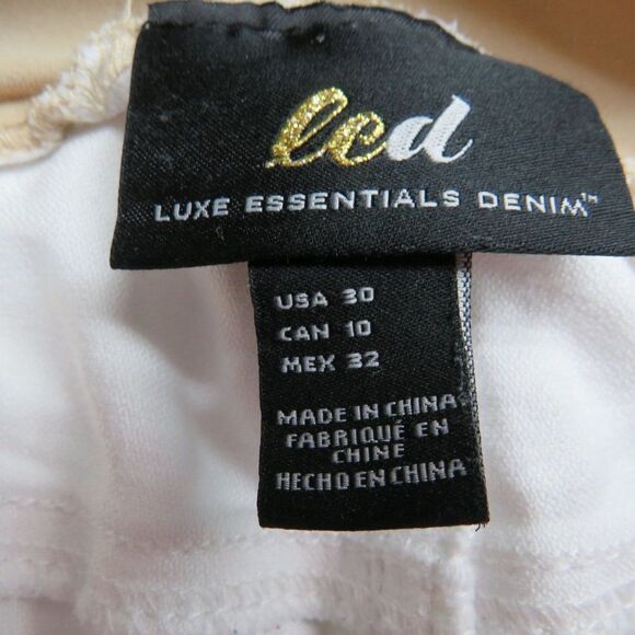 led Luxe Essentials Straight Maternity Jeans Women's Size 30 Wash Denim - Picture 4 of 10